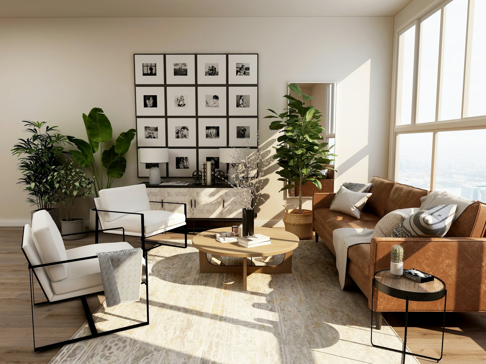 A finished apartment interior
